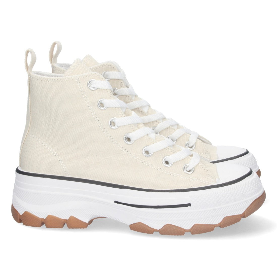 Sneaker Urbana Alta Beige