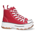 Sneaker Urbana Alta roja
