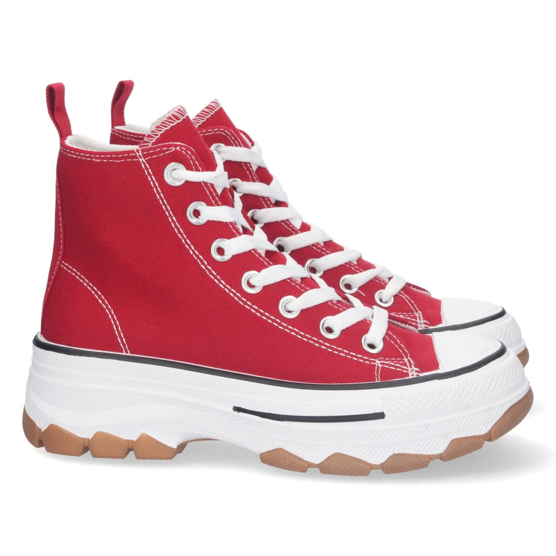 Sneaker Urbana Alta roja