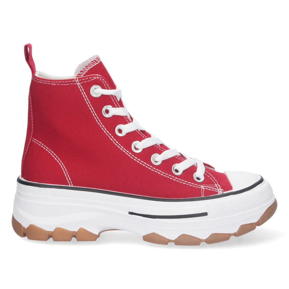 Sneaker Urbana Alta roja
