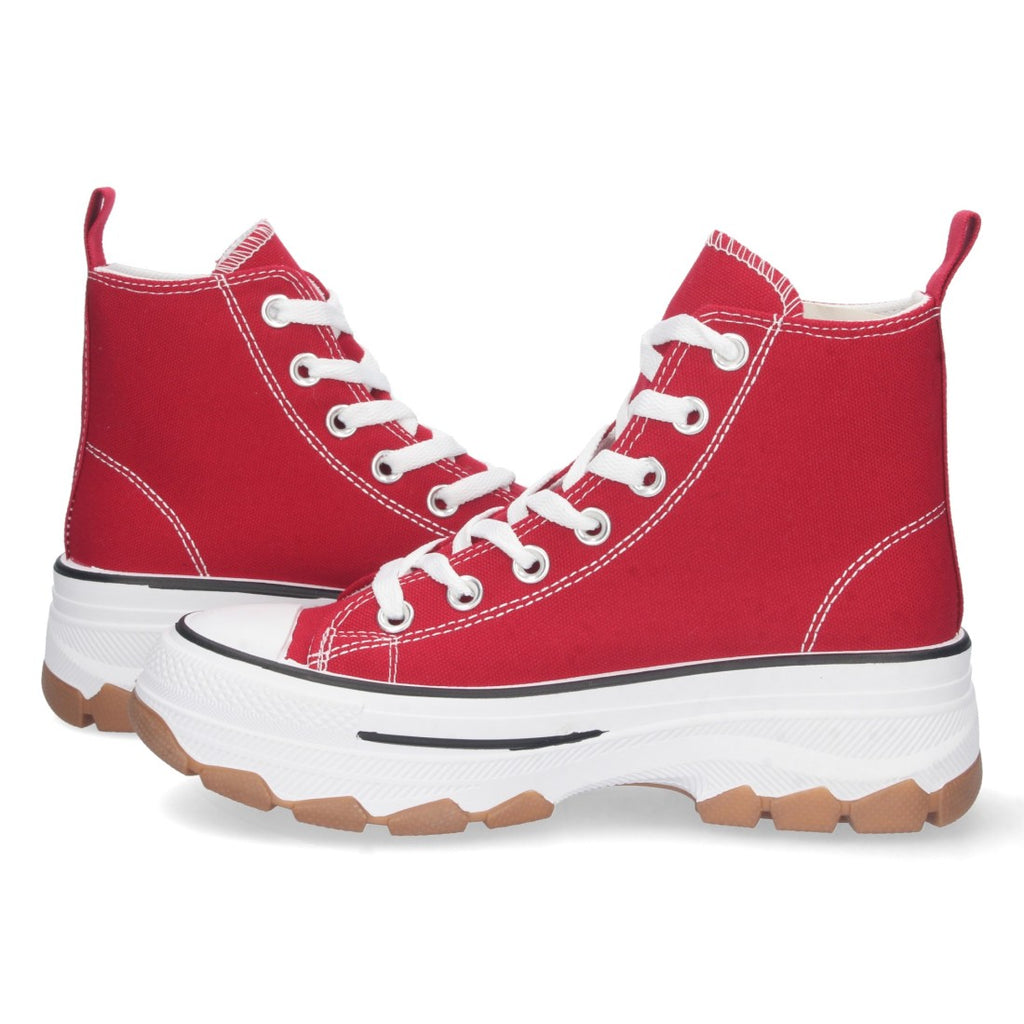 Sneaker Urbana Alta roja