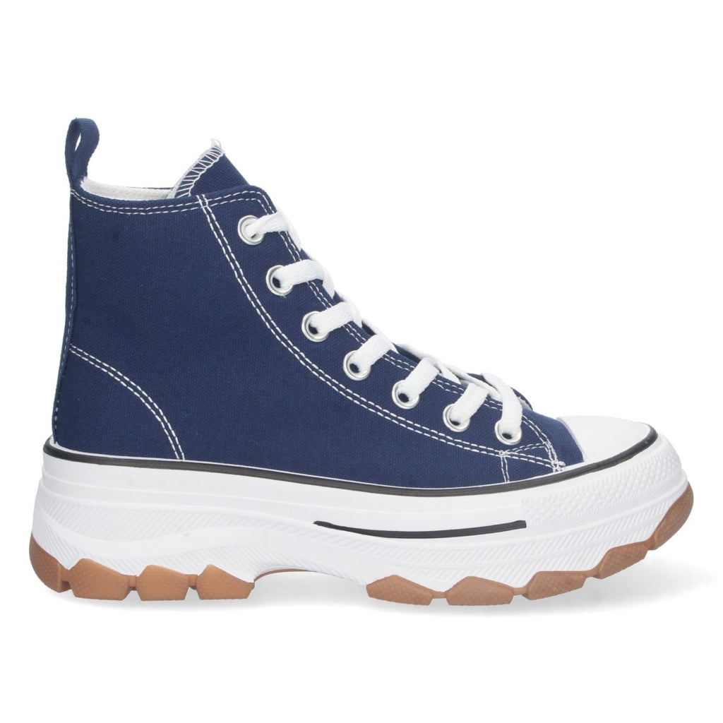 Sneaker Urbana Alta Azul Denim