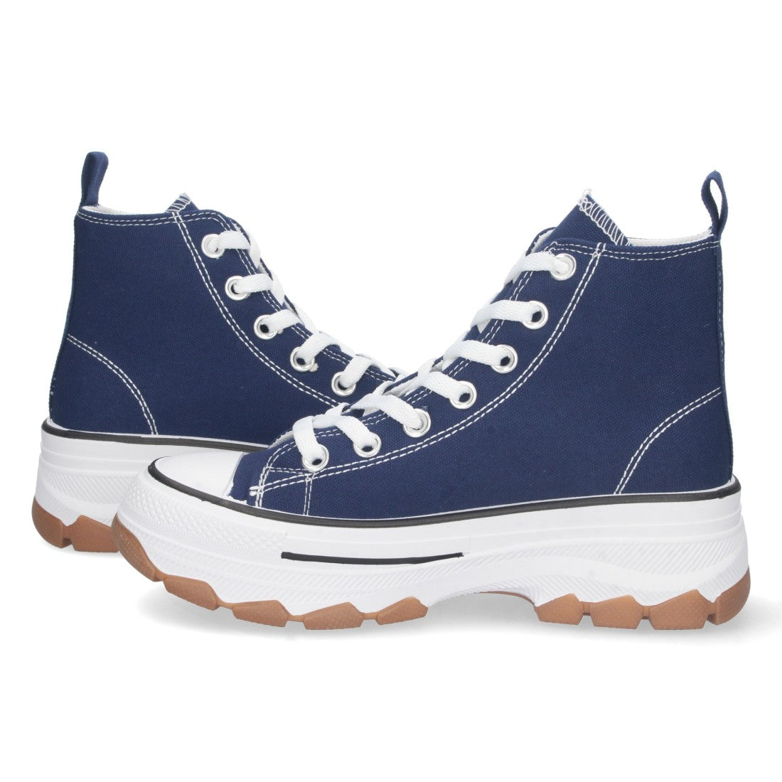 Sneaker Urbana Alta Azul Denim
