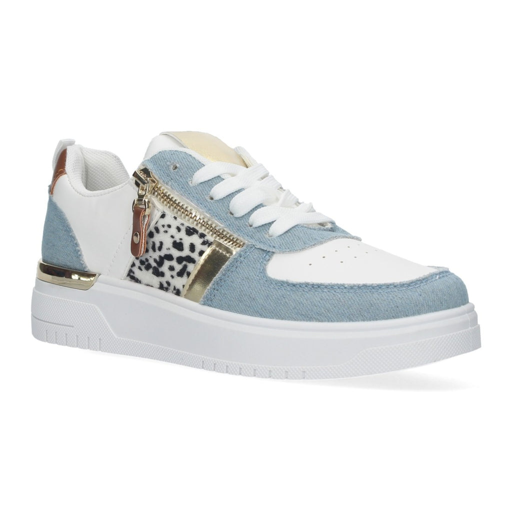 Zapatilla Blanca Denim Mujer