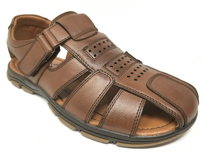 sandalia-hombre-cerrada-velcro-marron