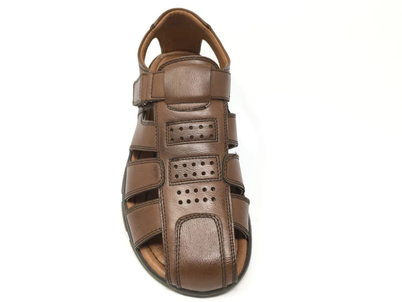 sandalia-hombre-cerrada-velcro-marron