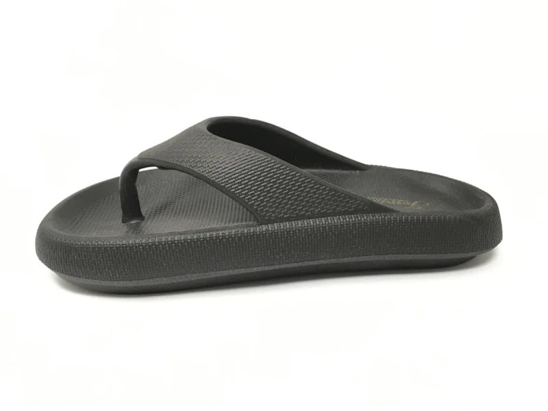 Chancla negra unisex con Plataforma Ligera y cómoda