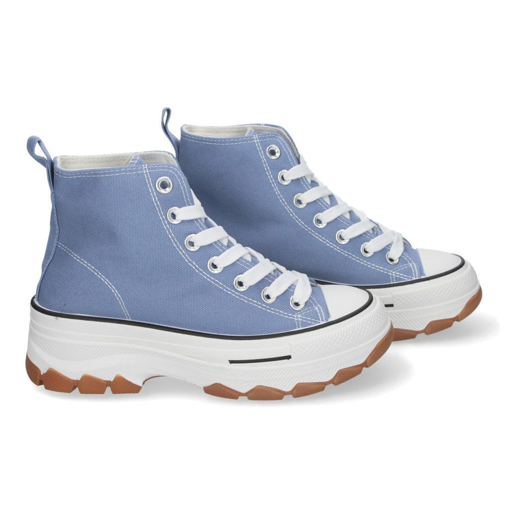 Sneaker Urbana Alta Azul Marino