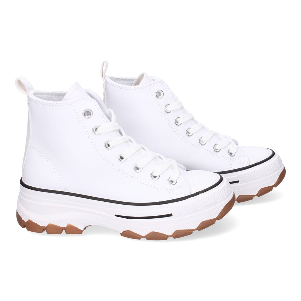 Sneaker Urbana Alta blanca