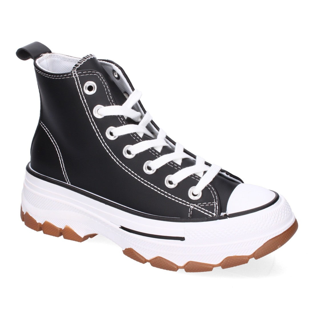 Sneaker Urbana Alta Negra