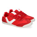 Sneaker Casual roja con Detalles Blancos