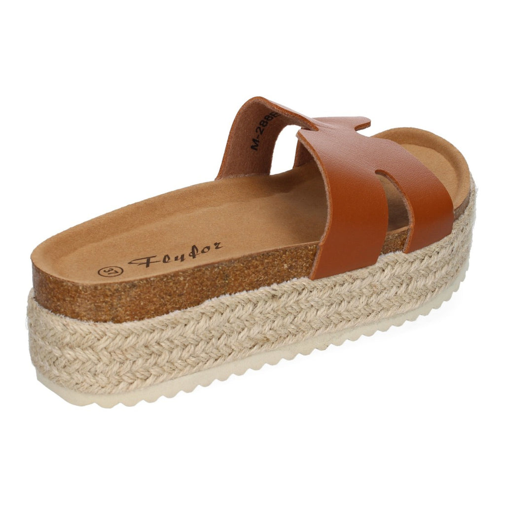 Sandalias Plataforma Bio -Taupe