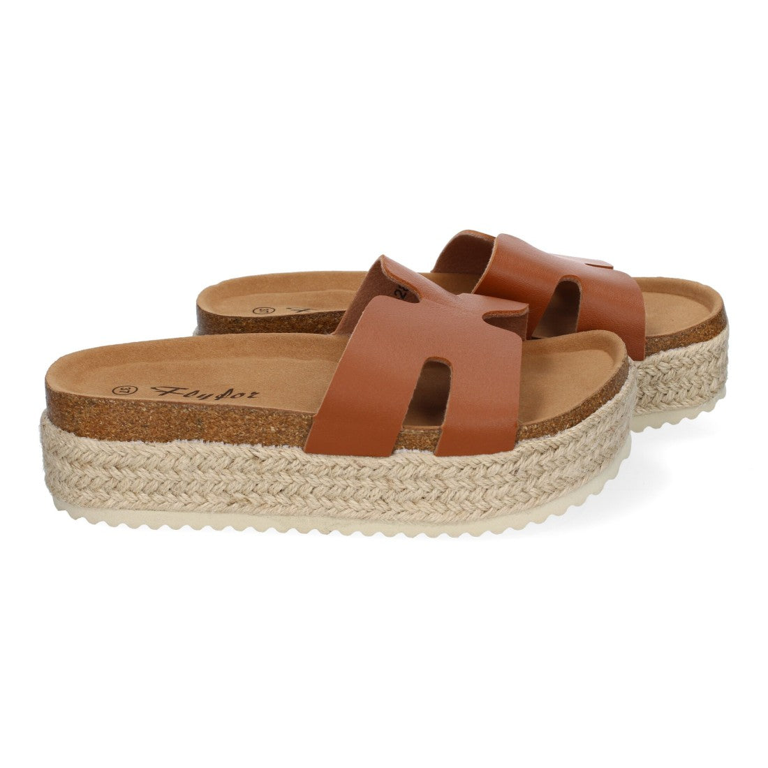 Sandalias Plataforma Bio -Taupe