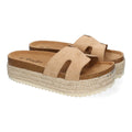 Sandalias Plataforma Bio -Kaki