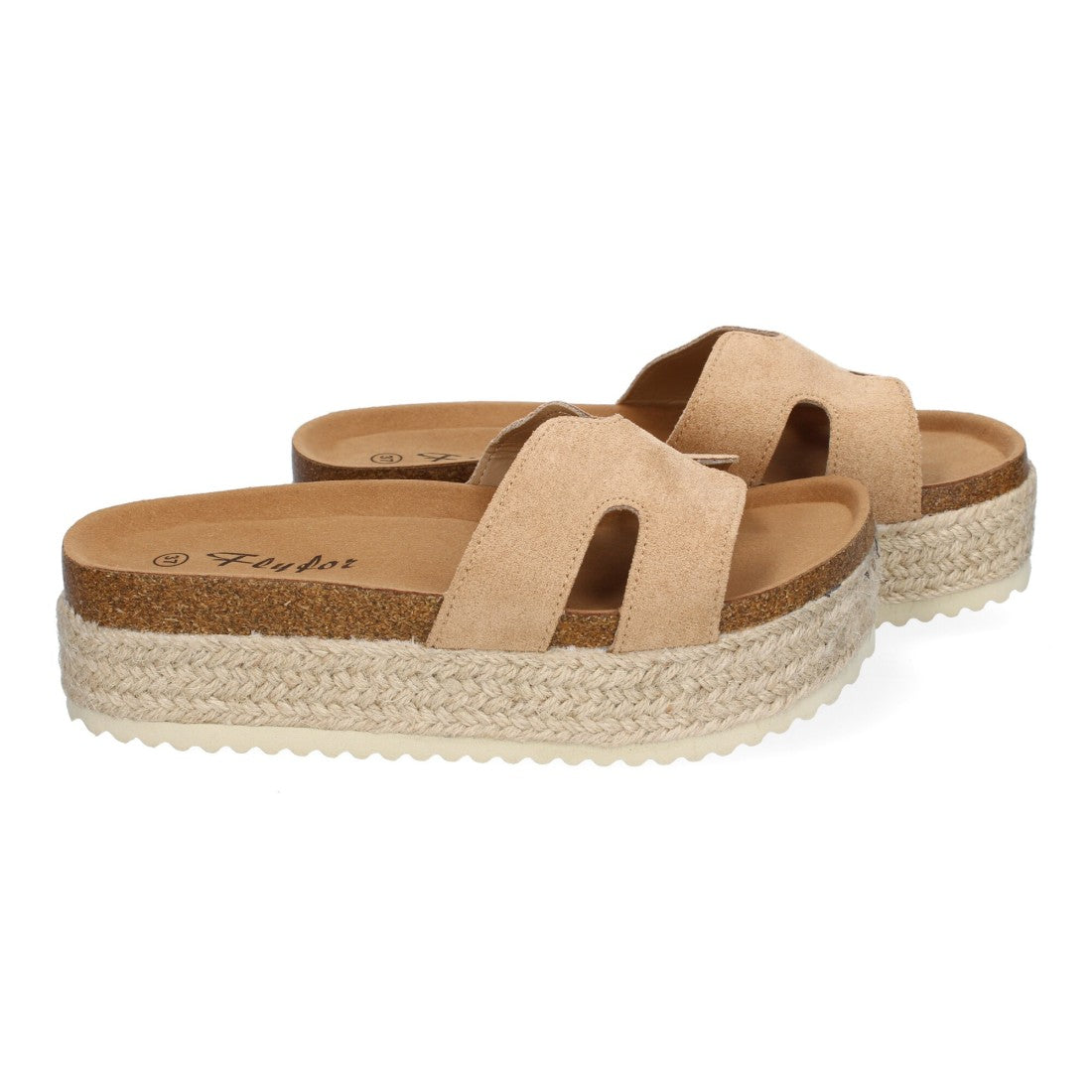 Sandalias Plataforma Bio -Kaki