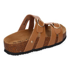 Sandalias Planas para Mujer con Doble Hebilla Ajustable – Diseño Bio Moderno y Cómodo  -Taupe