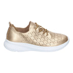 Zapatillas Casual Caladas de Mujer Ligeras y Transpirables  -Oro