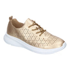 Zapatillas Casual Caladas de Mujer Ligeras y Transpirables  -Oro