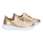Zapatillas Casual Caladas de Mujer Ligeras y Transpirables  -Oro