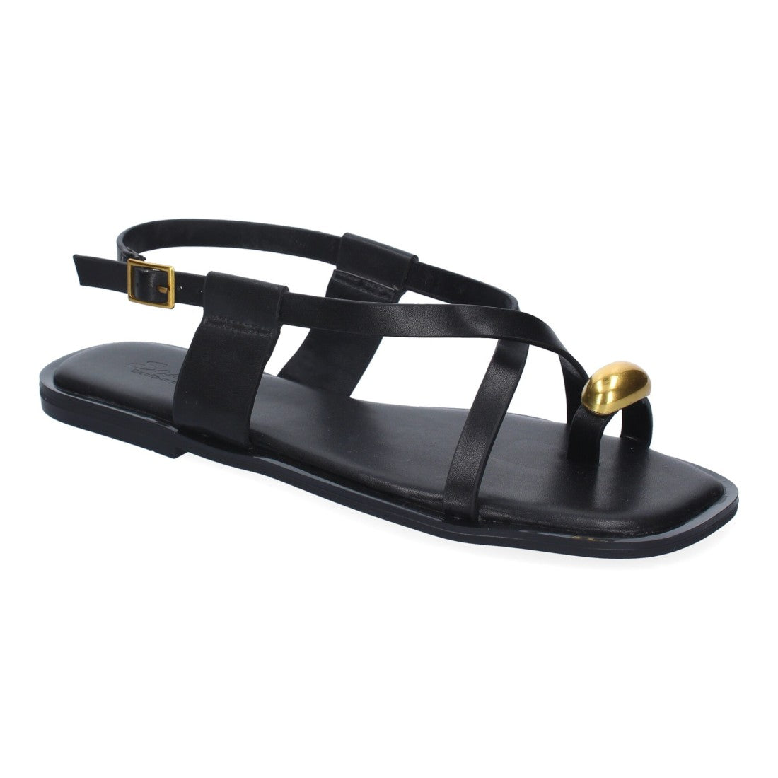 Sandalias Tiras Finas Mujer -TC-1U1- Negro