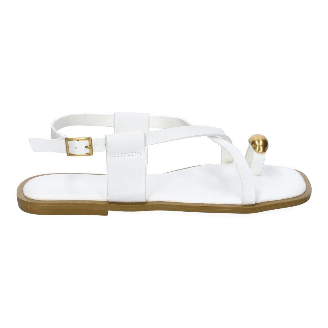 Sandalias Tiras Finas Mujer - TC-1U1-Blanco