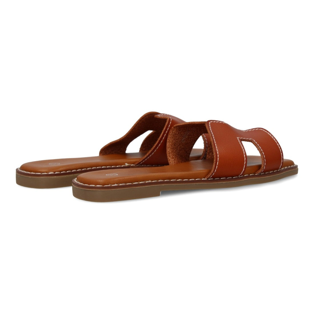 Sandalias con Pala Decorada-Camel