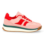 Zapatillas retro deportivas – estilo vintage y comodidad moderna -Rojo