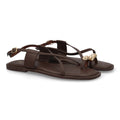 Sandalias Tiras Finas Mujer -TC-1U1-Cafe