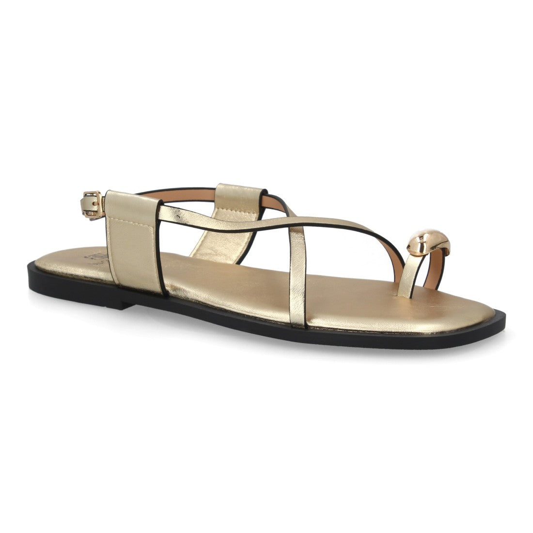 Sandalias Tiras Finas Mujer - TC-1U1-Oro