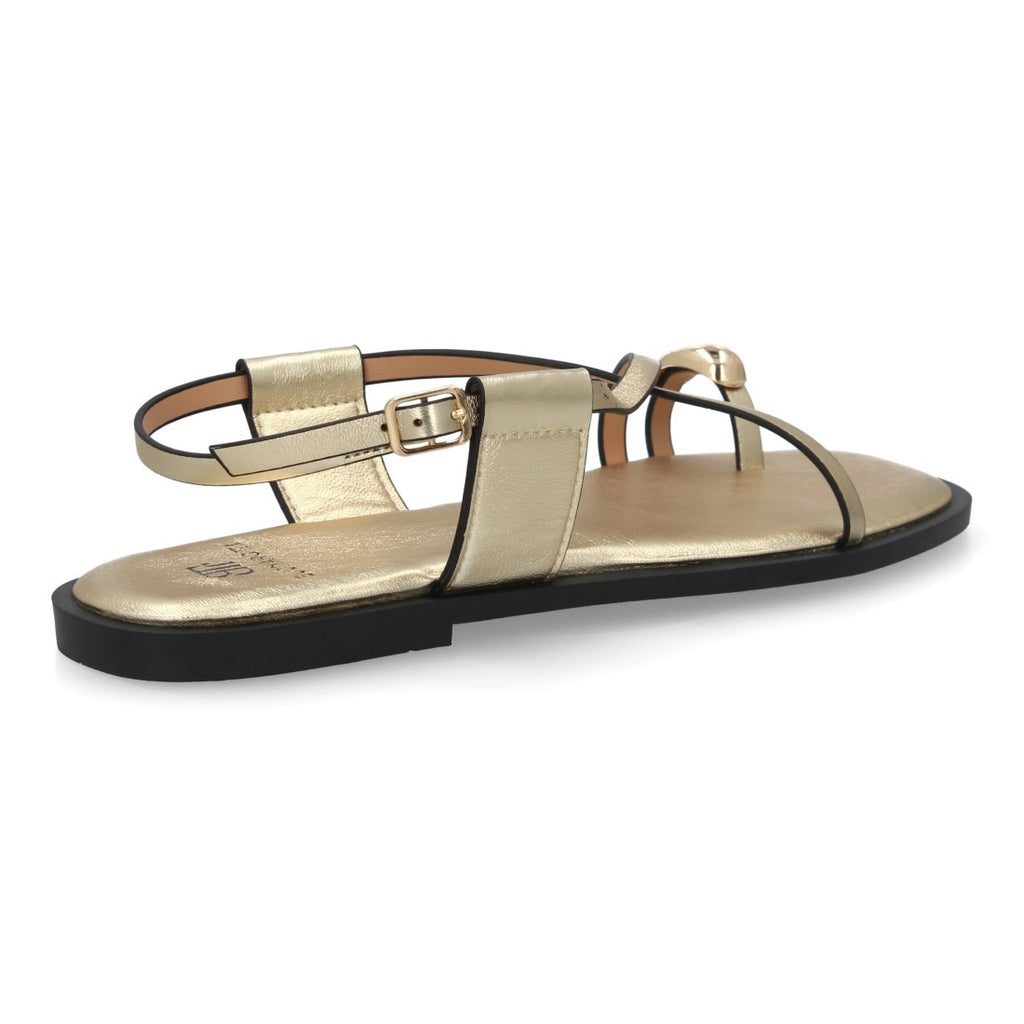 Sandalias Tiras Finas Mujer - TC-1U1-Oro