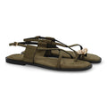 Sandalias Tiras Finas Mujer- TC-1U1-Verde