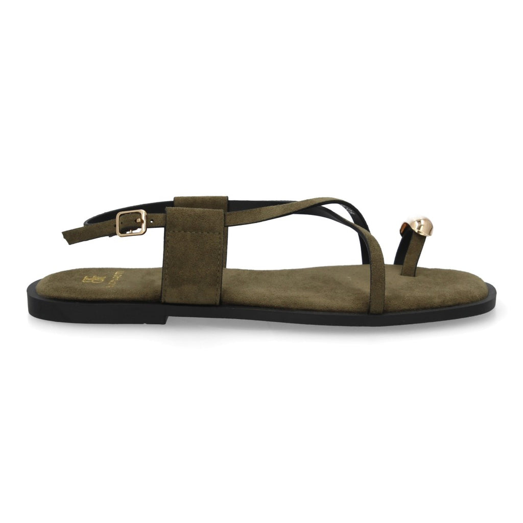 Sandalias Tiras Finas Mujer- TC-1U1-Verde