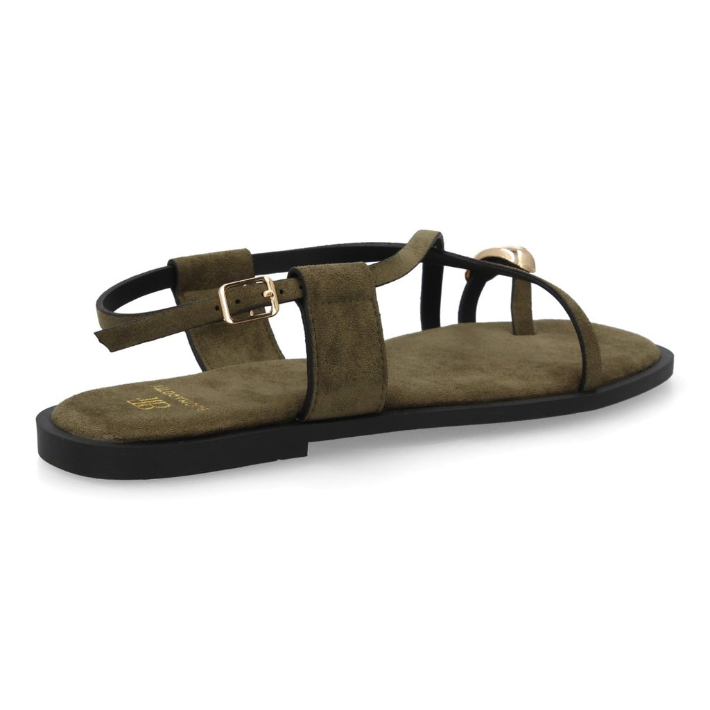 Sandalias Tiras Finas Mujer- TC-1U1-Verde