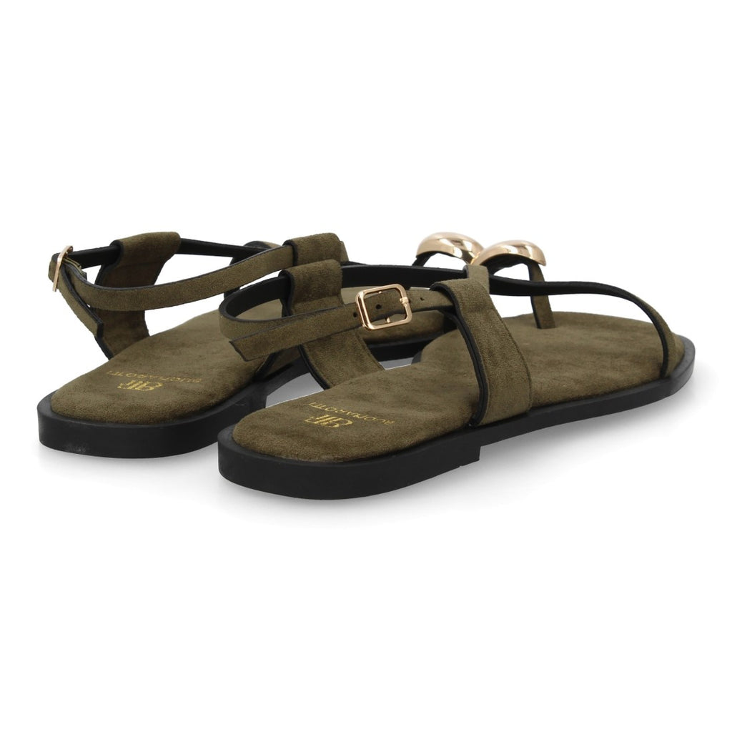 Sandalias Tiras Finas Mujer- TC-1U1-Verde