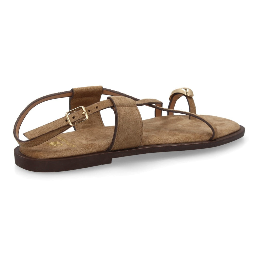 Sandalias Tiras Finas Mujer- TC-1U1-Beige
