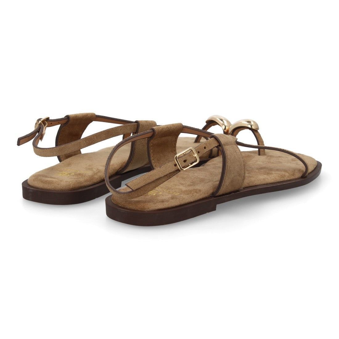 Sandalias Tiras Finas Mujer- TC-1U1-Beige