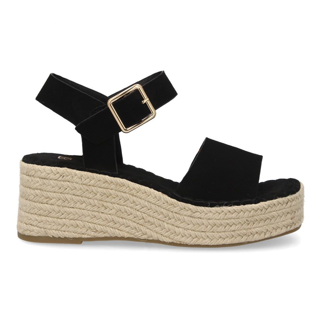 Sandalia Cuña Mujer - CF-5764-Negro