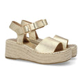 Sandalia Cuña Mujer - CF-5764-Oro