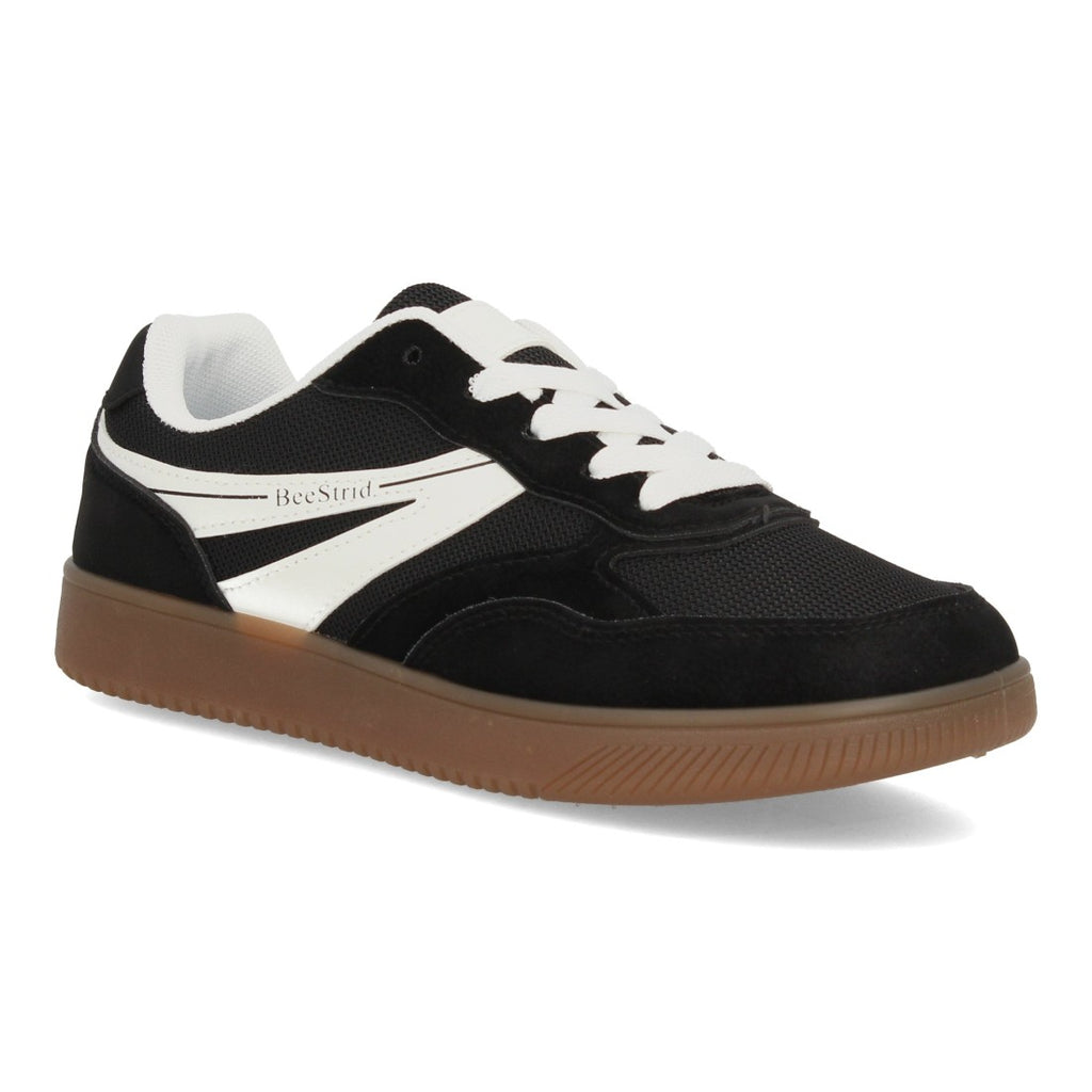 Zapatillas Barefoot de Mujer de Estilo Deportivo con Cordones -Negro
