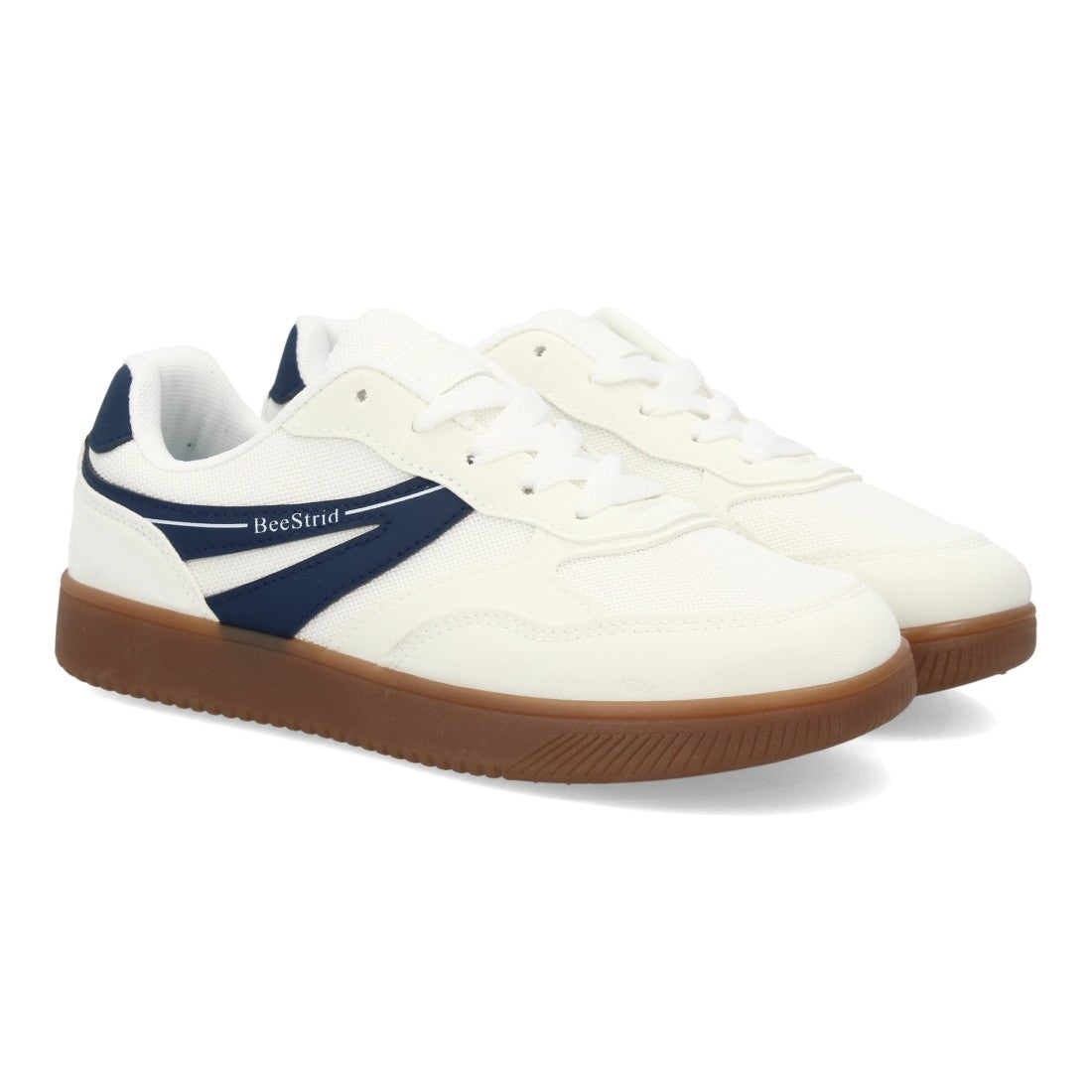 Zapatillas Barefoot de Mujer de Estilo Deportivo con Cordones -Blanco