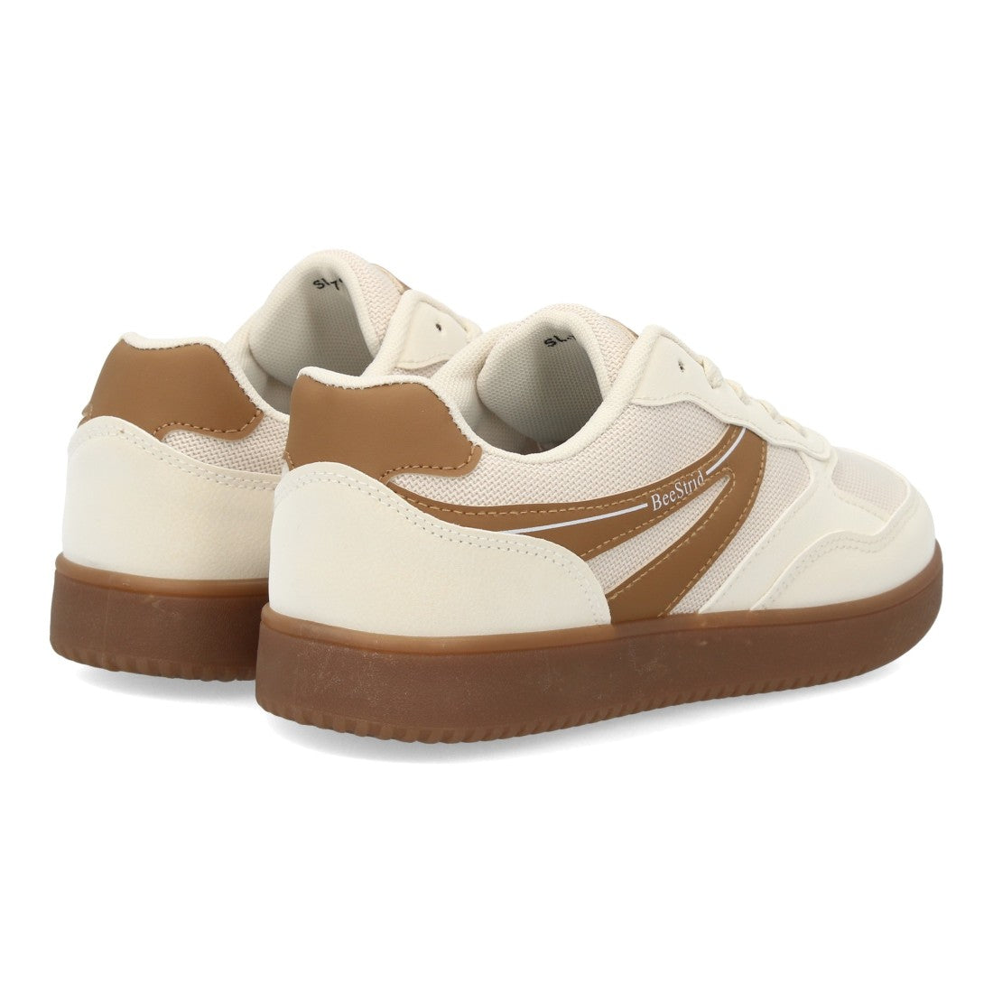 Zapatillas Barefoot de Mujer de Estilo Deportivo con Cordones -Beige