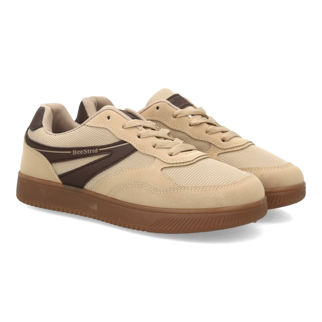 Zapatillas Barefoot de Mujer de Estilo Deportivo con Cordones -Kaki