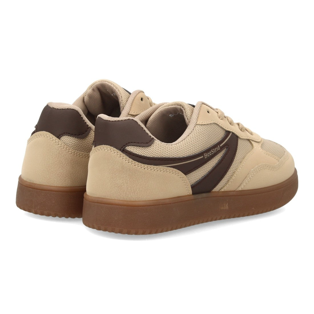 Zapatillas Barefoot de Mujer de Estilo Deportivo con Cordones -Kaki