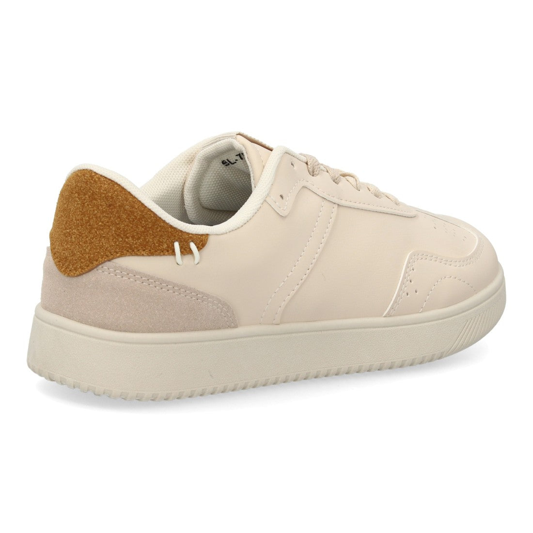 Zapatillas Barefoot de Mujer con Cordones y Suela Plana y Flexible -Beige