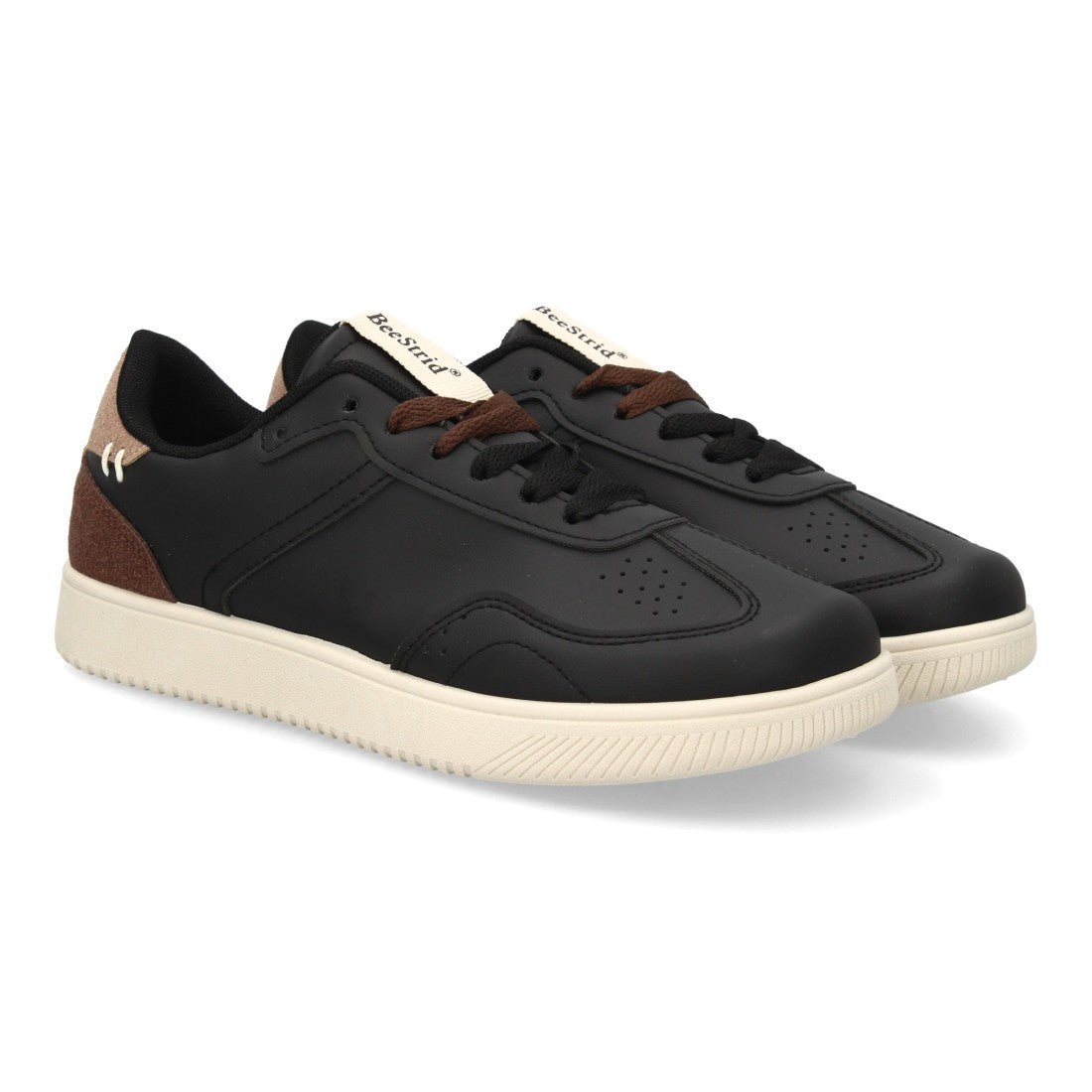 Zapatillas Barefoot de Mujer con Cordones y Suela Plana y Flexible -Negro