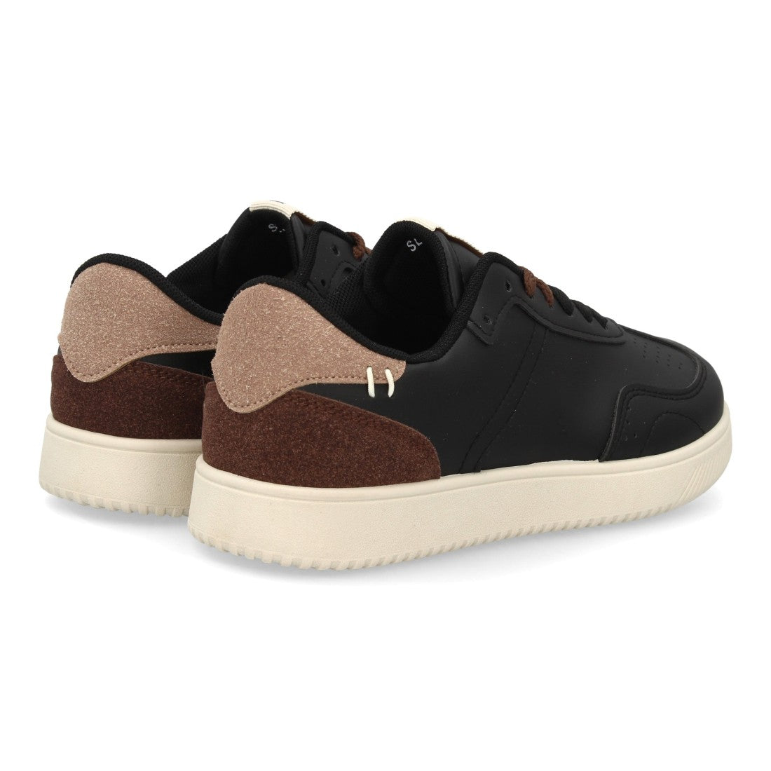 Zapatillas Barefoot de Mujer con Cordones y Suela Plana y Flexible -Negro
