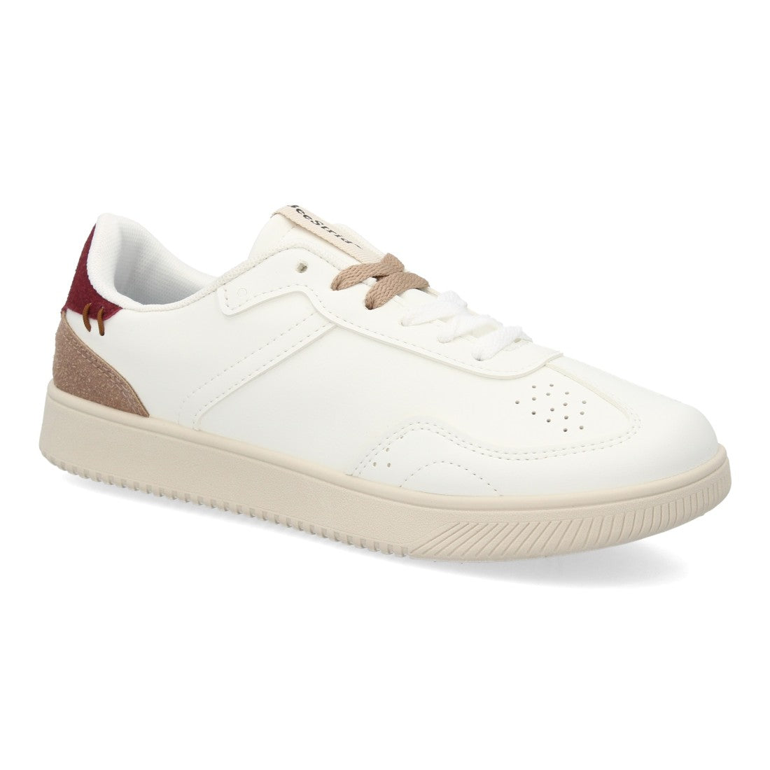 Zapatillas Barefoot de Mujer con Cordones y Suela Plana y Flexible -Blanco