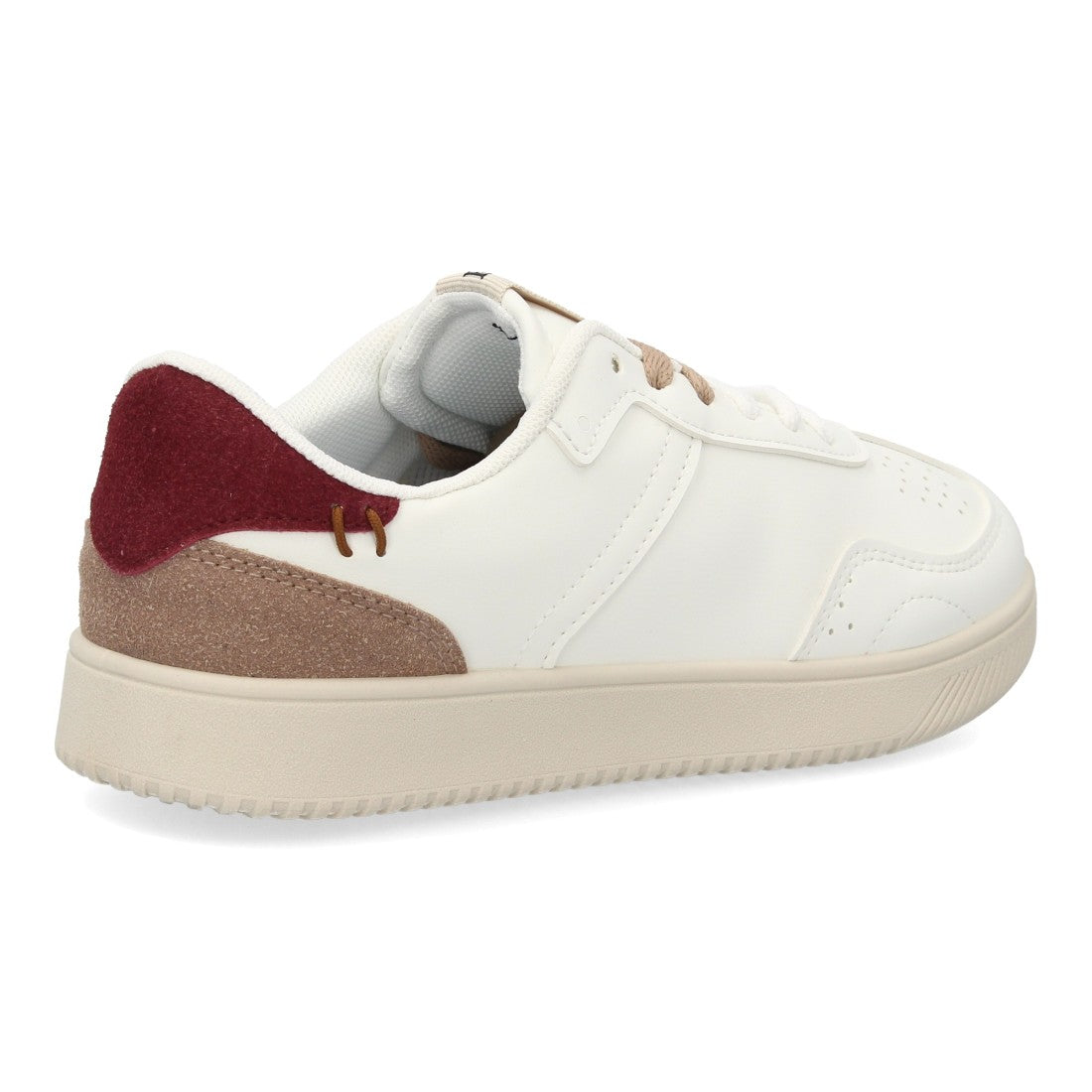 Zapatillas Barefoot de Mujer con Cordones y Suela Plana y Flexible -Blanco