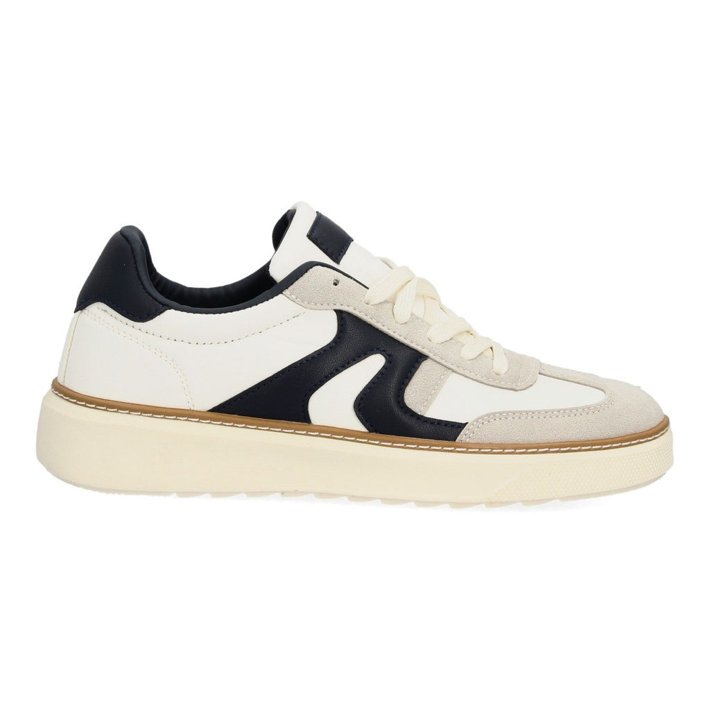 Zapatillas Barefoot de Hombre con Cordones y Suela Fina y Flexible -Blanco