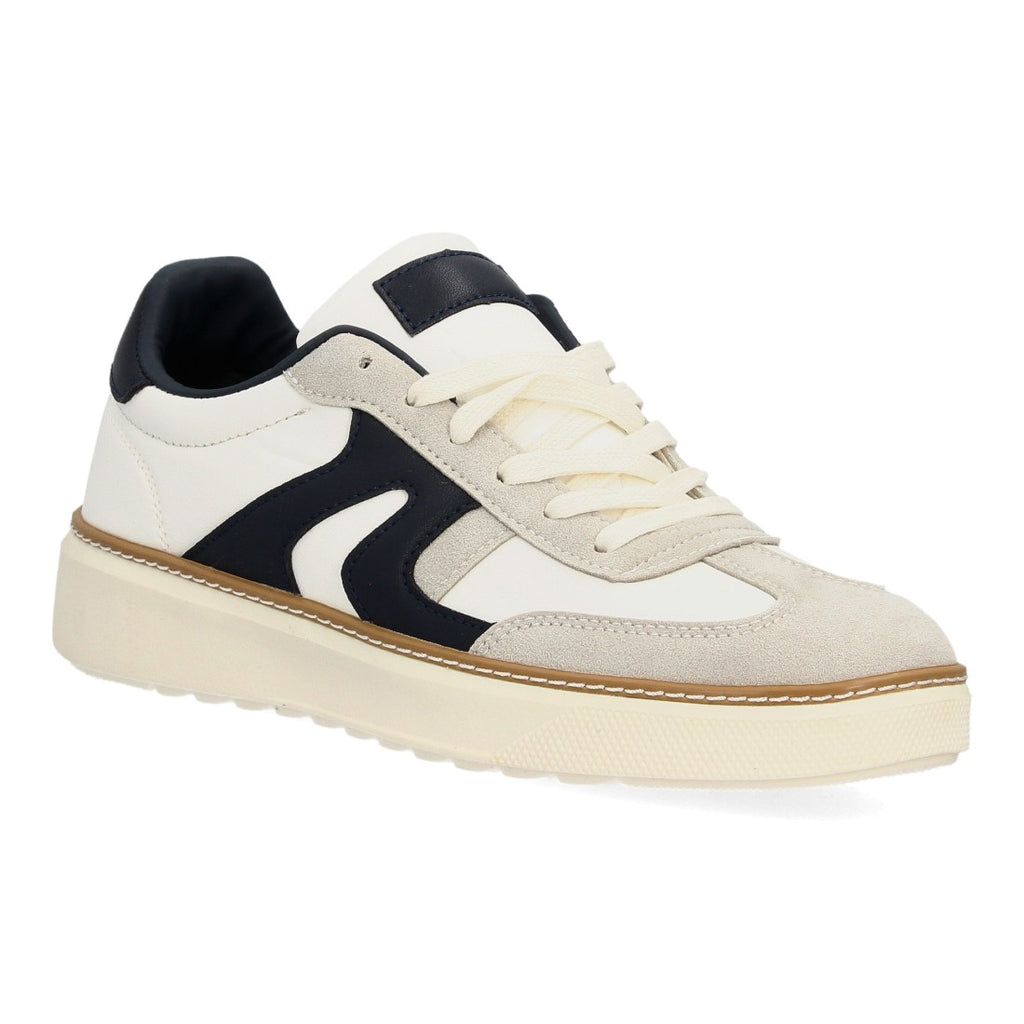 Zapatillas Barefoot de Hombre con Cordones y Suela Fina y Flexible -Blanco